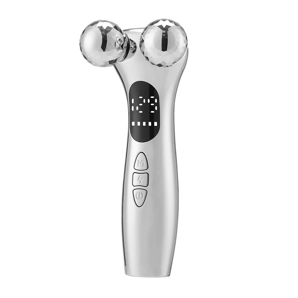 Electric Facial Slimming Rollor Facial Micro-current Beauty Instrument Face Lift Roller Massager Skin Tighten Beauty Devices